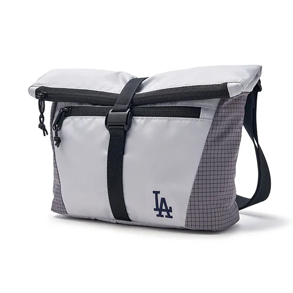Túi Đeo Chéo MLB Korea Basic Golf Core Crossbody Bag LA Dodgers 3ACRB025N-07GRL Màu Xám