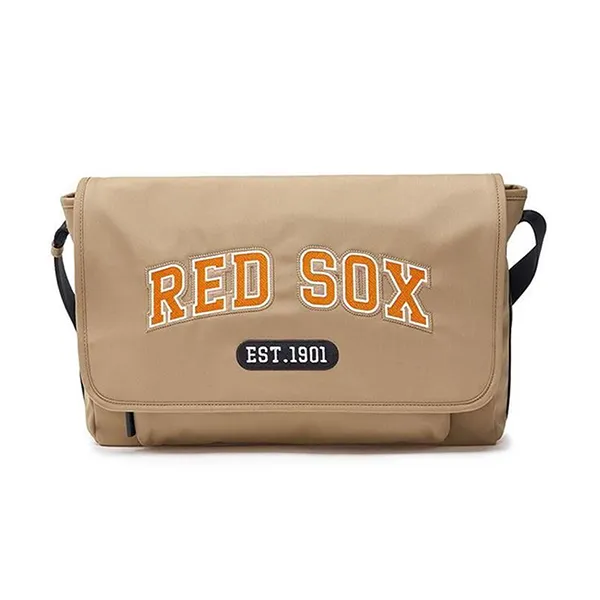 Túi Đeo Chéo MLB Varsity Nylon Messenger Bag New York Yankees 3ACRL014N-43BGD Màu Be