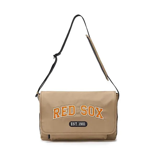 Túi Đeo Chéo MLB Varsity Nylon Messenger Bag New York Yankees 3ACRL014N-43BGD Màu Be