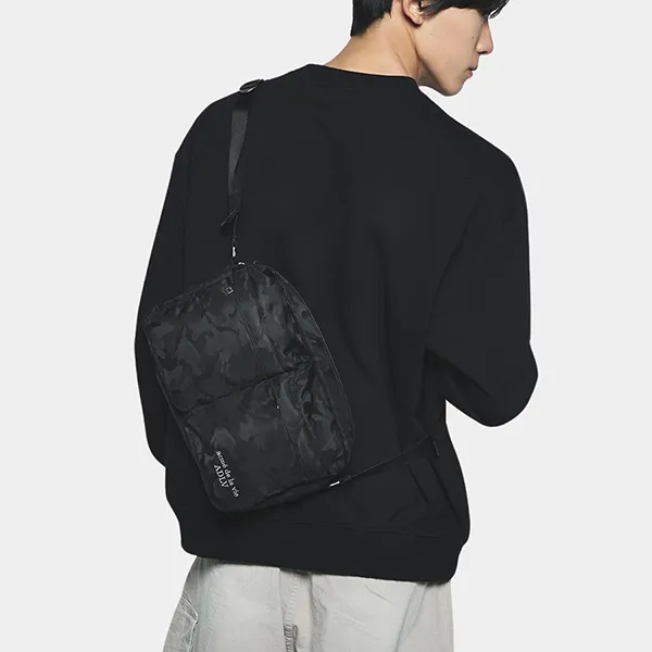Túi Đeo Chéo Nam Acmé De La Vie Camouflage Square Cross Bag 25SS-ACBALGCMB-Black-OSFA Màu Đen/ Camo