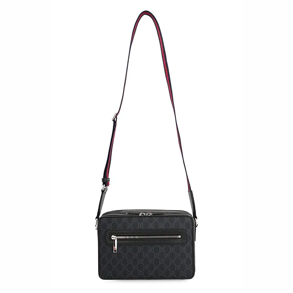 Túi Đeo Chéo Nam Gucci Borsa A Tracolla GG Media 822072FADJA_1042 Màu Xám Đen