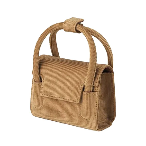 Túi Đeo Chéo Nữ Find Kapoor Marty Bag 12 Corduroy Màu Camel
