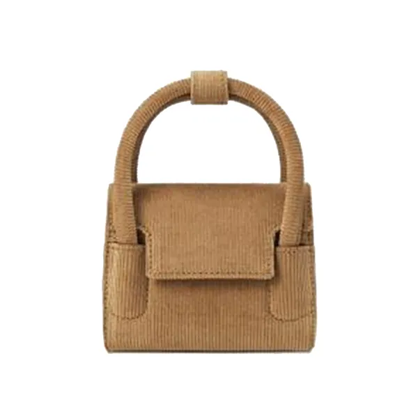Túi Đeo Chéo Nữ Find Kapoor Marty Bag 12 Corduroy Màu Camel