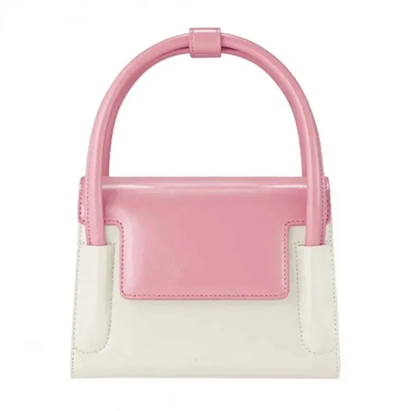 Túi Đeo Chéo Nữ Find Kapoor Marty Bag 18 Crinkled White Pink Màu Trắng Hồng