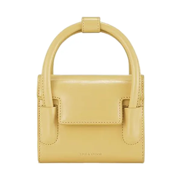 Túi Đeo Chéo Nữ Find Kapoor Mini Marty Bag Crinkled Yellow Màu Vàng