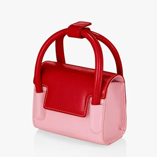 Túi Đeo Chéo Nữ Find Kapoor Mini Marty Crinkled Màu Đỏ Hồng