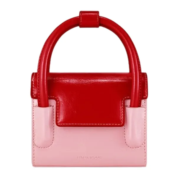 Túi Đeo Chéo Nữ Find Kapoor Mini Marty Crinkled Màu Đỏ Hồng