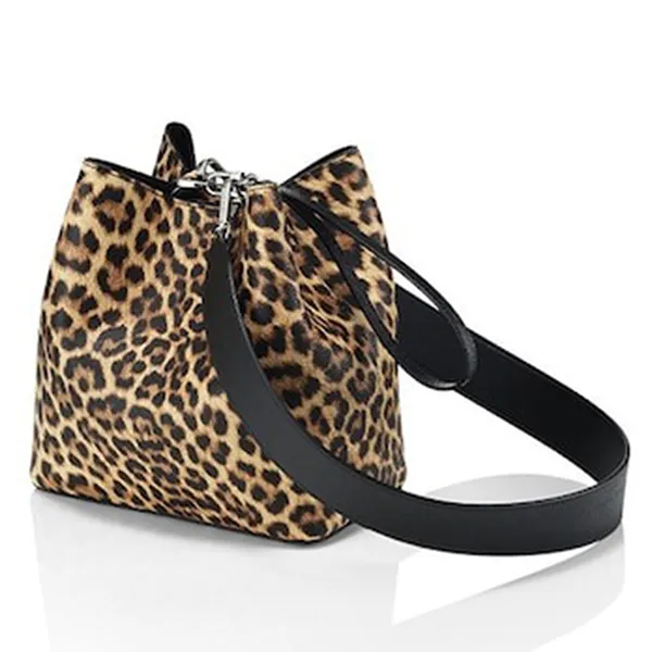 Túi Đeo Chéo Nữ Find Kapoor Pingo Bag 20 Leopard Basic Brown Màu Nâu Da Báo