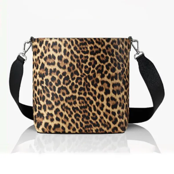 Túi Đeo Chéo Nữ Find Kapoor Pingo Bag 20 Leopard Basic Brown Màu Nâu Da Báo