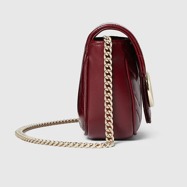 Túi Đeo Chéo Nữ Gucci GG Marmont Rosso Ancora Đỏ - Phong Cách Sang Trọng và Tinh Tế, Chất Liệu Da Cao Cấp, Phụ Kiện Thời Trang Xinh Xắn