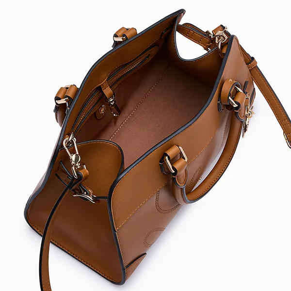 Túi Đeo Chéo Nữ Lyn Arizonia Infinite Top Handle Handbag - Tan L26CBWA082 Màu Nâu