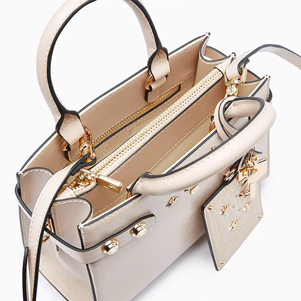 Túi Đeo Chéo Nữ Lyn Astor Fineness Top S Handbag - Light Beige L25FBWA110 Màu Be