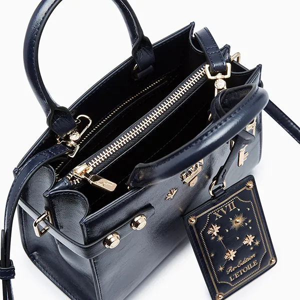 Túi Đeo Chéo Nữ Lyn Astor Fineness Top S Handbag - Navy L25FBWA110 Màu Xanh Navy