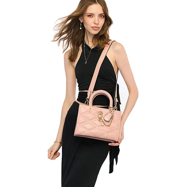 Túi Đeo Chéo Nữ Lyn Barley Handm Crossbody Bag - Cameo L26CBWA103 Màu Hồng