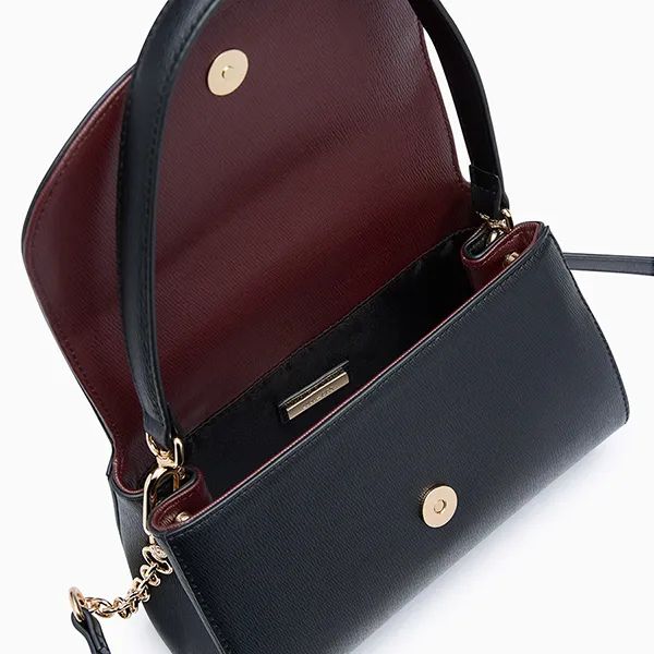 Túi Đeo Chéo Nữ Lyn Barley S Crossbody Bag - Black L26CBWA104 Màu Đen