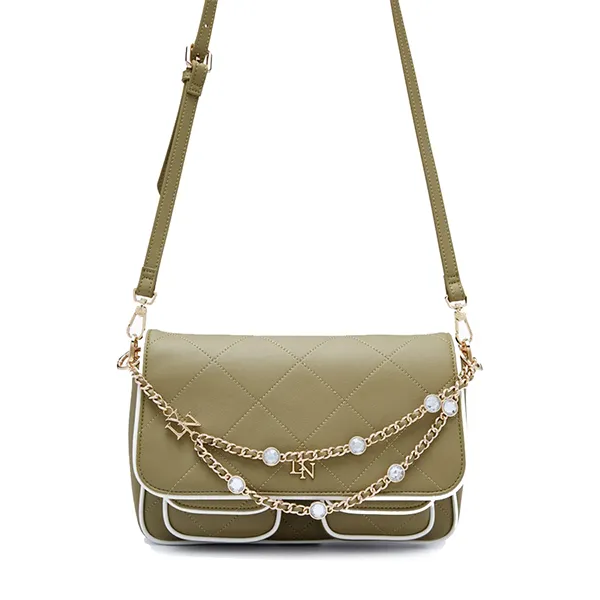 Túi Đeo Chéo Nữ Lyn Berri Crossbody Bag - Green L26CBWA006 Màu Xanh Green