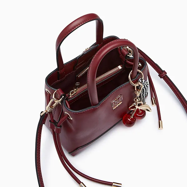 Túi Đeo Chéo Nữ Lyn Bethany S Crossbody Bag - Dark Red L25FBWB033 Màu Đỏ Đậm