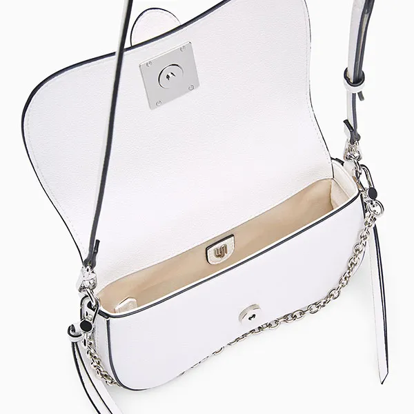 Túi Đeo Chéo Nữ Lyn Bianca Infinite S Crossbody Bag - Off-White L26SBWA007 Màu Trắng