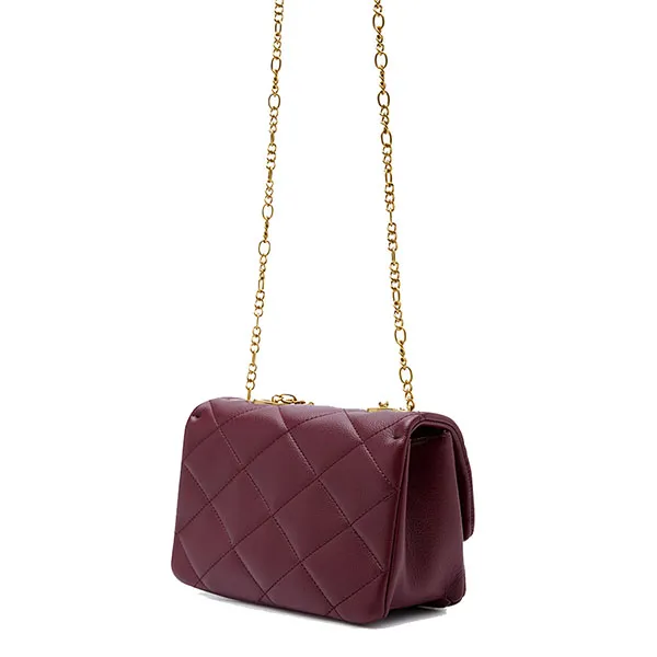 Túi Đeo Chéo Nữ Lyn Casey M Crossbody Bag - Dark Red L26CBWA093 Màu Đỏ Mận