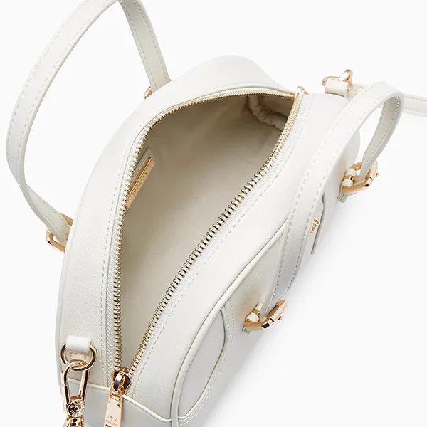 Túi Đeo Chéo Nữ Lyn Dandi Top Handle Handbag - Ivory L26CBWA038 Màu Trắng Kem