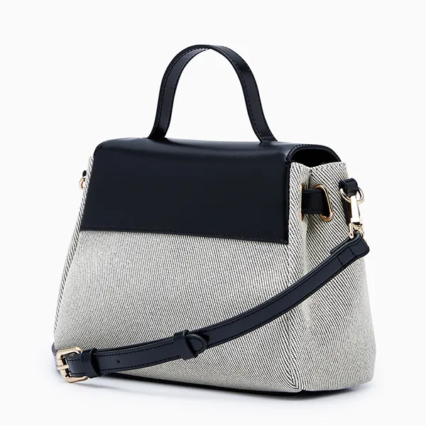 Túi Đeo Chéo Nữ Lyn Gem Infinite Top Handle S Handbag - Black L26CBWA042 Màu Đen Xám