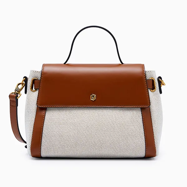 Túi Đeo Chéo Nữ Lyn Gem Infinite Top Handle S Handbag - Tan L26CBWA042 Màu Nâu Xám