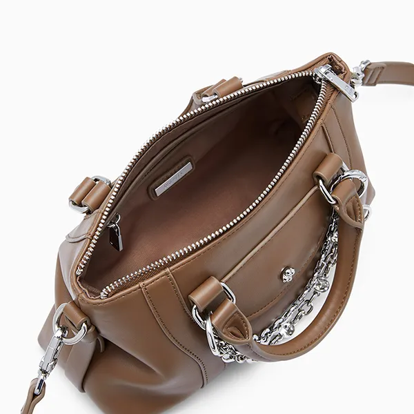 Túi Đeo Chéo Nữ Lyn Joe Handle Handbag - Brown L26CBWA040 Màu Nâu