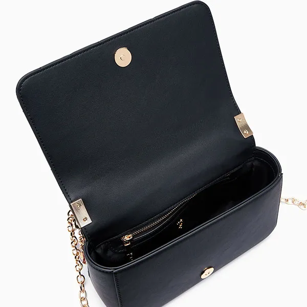 Túi Đeo Chéo Nữ Lyn Moon Cher Infinite Crossbody Bag - Black L26CBWA126 Màu Đen