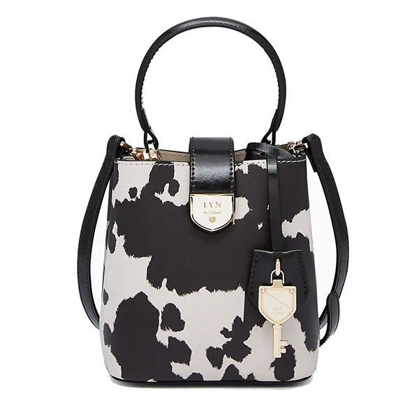 Túi Đeo Chéo Nữ Lyn Mustang Astraea Mini Crossbody Bag - Dark Printed Brown L26CBWA141 Phối Màu