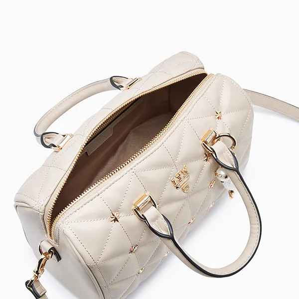 Túi Đeo Chéo Nữ Lyn North Buton Star Duffle M Handbag - Beige L25FBWA114 Màu Be Nhạt