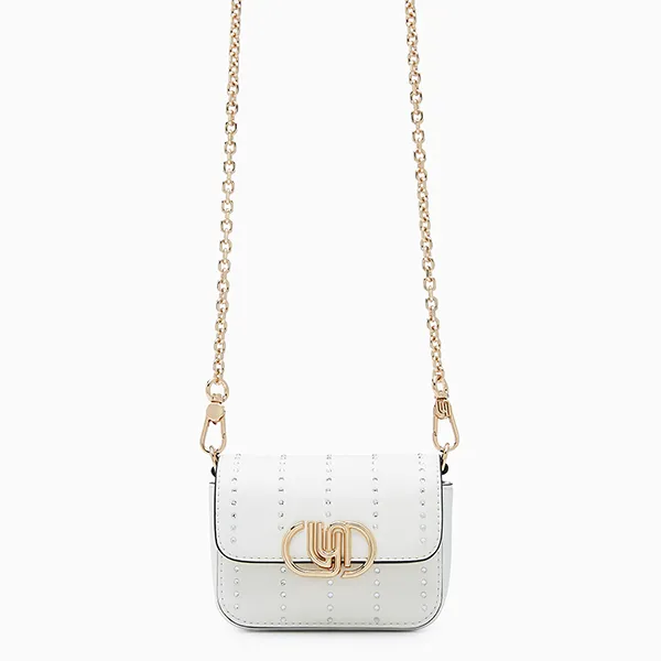 Túi Đeo Chéo Nữ Lyn Nova Infinite Mini Crossbody Bag - Off-White L26CBWA058 Màu Trắng