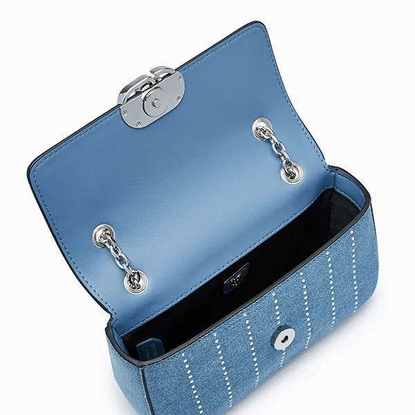 Túi Đeo Chéo Nữ Lyn Nova Infinite S Crossbody Bag - Blue Variation 2 L26CBWA056 Màu Xanh Blue