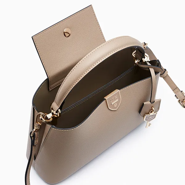 Túi Đeo Chéo Nữ Lyn Re-Edit Amanti Top M Handbag L26CBWA117 Màu Taupe
