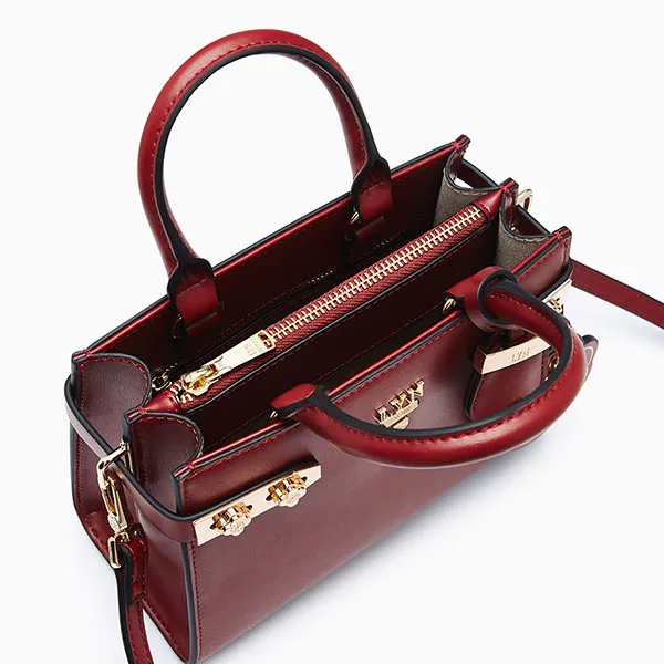 Túi Đeo Chéo Nữ Lyn Re-Edit Bliss Handle S Crossbody Bag - Red L26CBWA150 Màu Đỏ