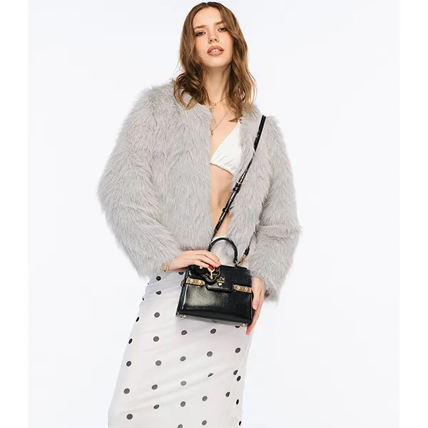 Túi Đeo Chéo Nữ Lyn Re-Edit Bliss Top Handle S Handbag - Black L26CBWA151 Màu Đen