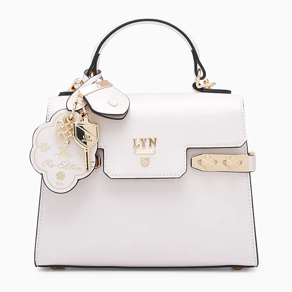 Túi Đeo Chéo Nữ Lyn Re-Edit Bliss Top Handle S Handbag - Ivory L26CBWA151 Màu Trắng Kem