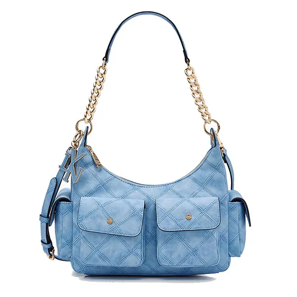 Túi Đeo Chéo Nữ Lyn Renny M Shoulder Bag - Blue Variation 2 L26CBWA085 Màu Xanh Blue