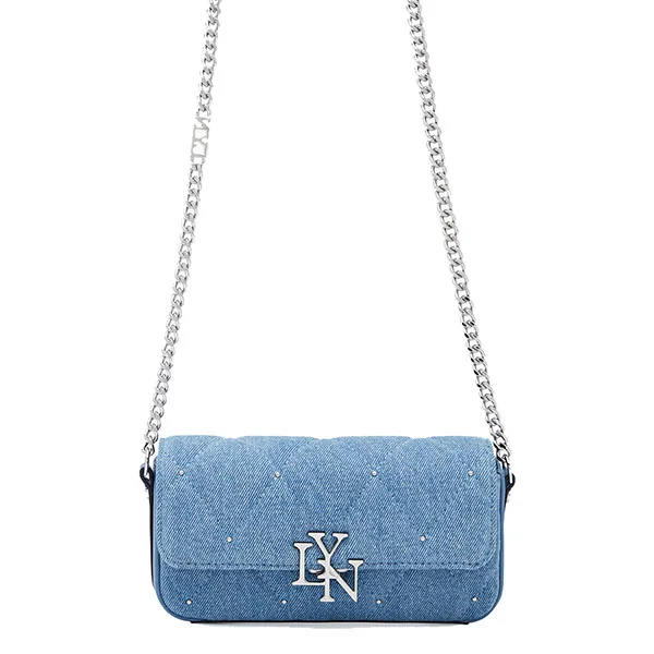 Túi Đeo Chéo Nữ Lyn Rexha Denim Crossbody Bag - Blue Variation 2 L26CBWA114 Màu Xanh Blue