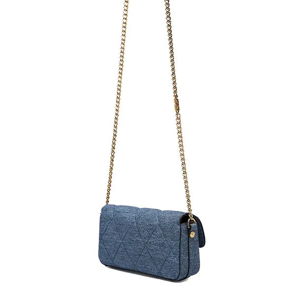 Túi Đeo Chéo Nữ Lyn Rexha Flap Phone Wallet On Chain - Blue Variation 2 LL24CWF039 Màu Xanh Blue