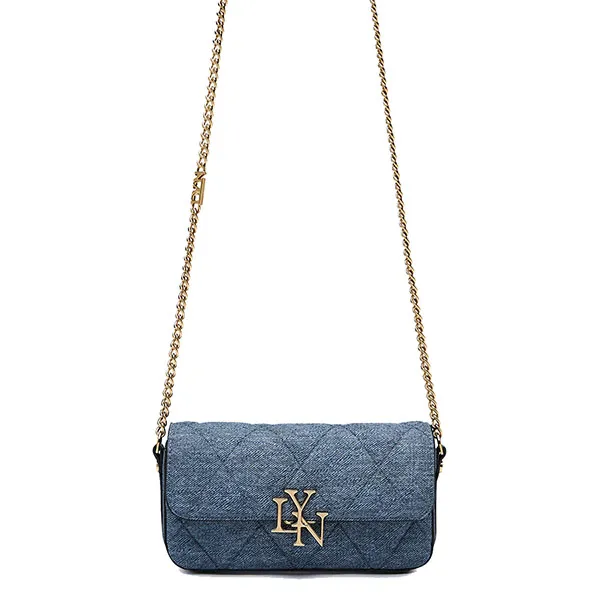 Túi Đeo Chéo Nữ Lyn Rexha Flap Phone Wallet On Chain - Blue Variation 2 LL24CWF039 Màu Xanh Blue