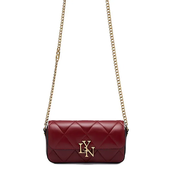 Túi Đeo Chéo Nữ Lyn Rexha Flap Phone Wallet On Chain - Dark Red LL24CWF039 Màu Đỏ