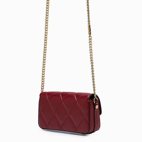 Túi Đeo Chéo Nữ Lyn Rexha Flap Phone Wallet On Chain - Dark Red LL24CWF039 Màu Đỏ