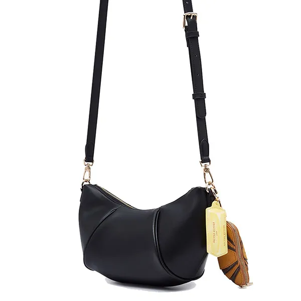 Túi Đeo Chéo Nữ Lyn Shi-O Crossbody Bag - Black L26CBWA091 Màu Đen