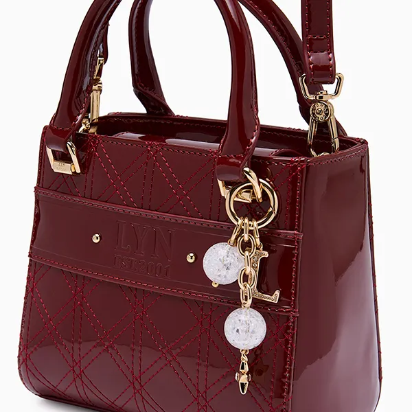 Túi Đeo Chéo Nữ Lyn Sydney Ii Mini Top Handle Handbag - Dark Red L26CBWA168 Màu Đỏ Đậm