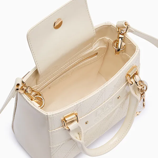 Túi Đeo Chéo Nữ Lyn Sydney Ii Mini Top Handle Handbag - Ivory L26CBWA168 Màu Trắng Kem