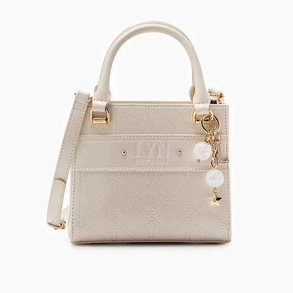 Túi Đeo Chéo Nữ Lyn Sydney Ii Mini Top Handle Handbag - Ivory L26CBWA168 Màu Trắng Kem