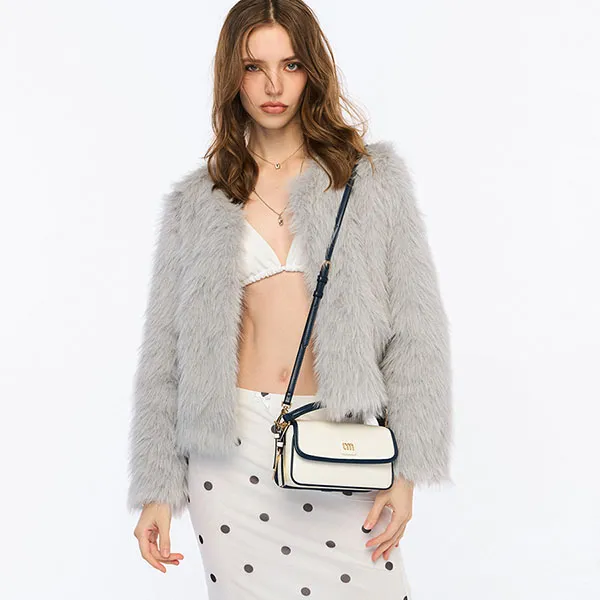 Túi Đeo Chéo Nữ Lyn Thalia S Crossbody Bag - White L26CBWA089 Màu Trắng