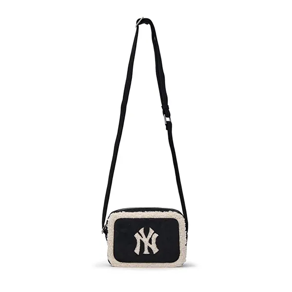Túi Đeo Chéo Nữ MLB Basic Mouton Mini Cross Bag New York Yankees 3ACRS0746-50BKS Màu Đen Trắng
