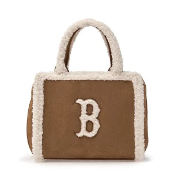 Túi Đeo Chéo Nữ MLB Basic Mustang Small Tote Bag Bos 3AORS0746-43CAS Màu Nâu