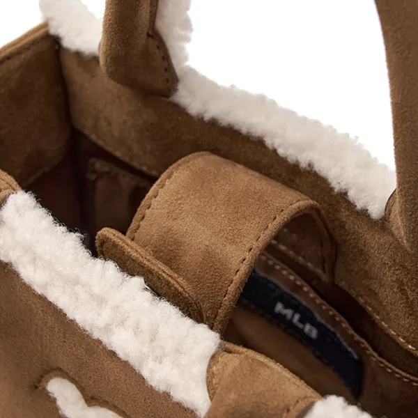 Túi Đeo Chéo Nữ MLB Basic Mustang Small Tote Bag Bos 3AORS0746-43CAS Màu Nâu